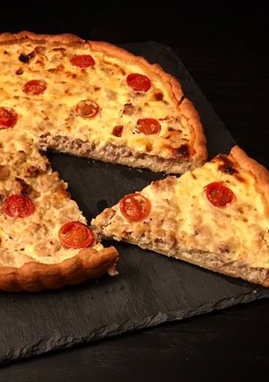 Une photo de Quiche au thon et aux épices