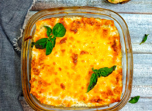 A picture of Vegetable Lasagna.