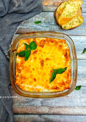 A picture of Vegetable Lasagna.