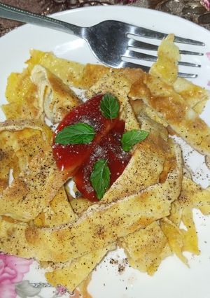 A picture of Low-Carb Egg Noodles🥚🍜.