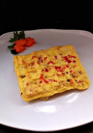 Foto resep Waffle Omelet - Sarapan Sederhana