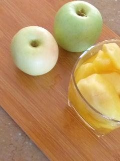 عکسی از دستور کمپوت سیب