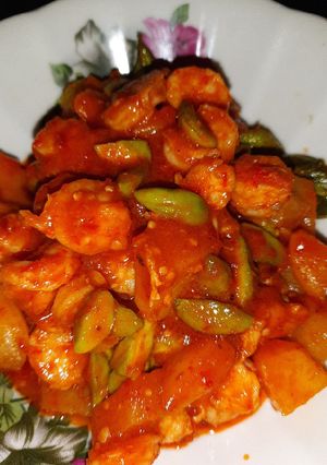 Foto resep Sambal udang pete