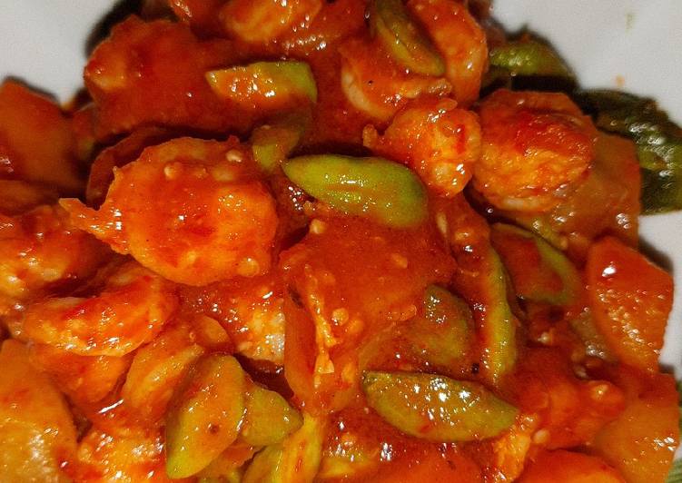 Cara Gampang Menyiapkan Sambal udang pete Anti Gagal