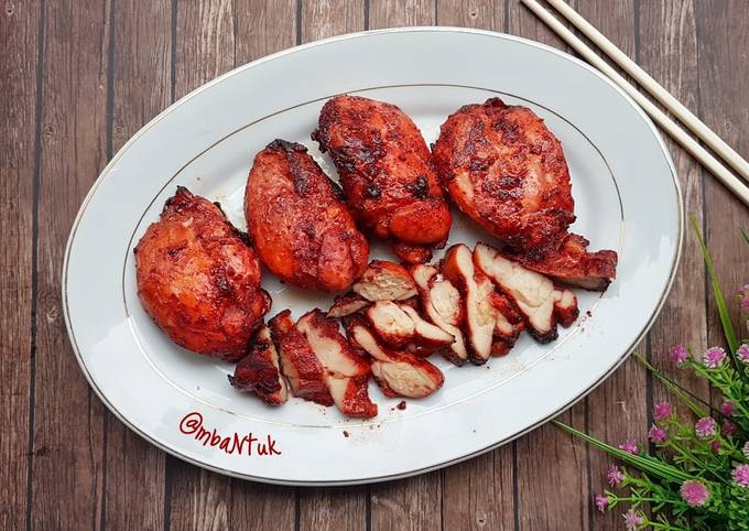 Resep Ayam Charsiu Ayam Panggang Merah Oleh Tituk Sk Cookpad