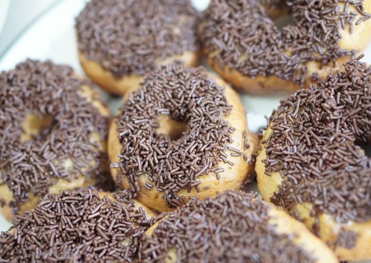 Donat Simple, tanpa diuleni & mixer