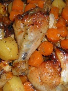 Una foto de Pollo a la Compota
