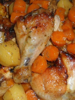 Una foto de Pollo a la Compota