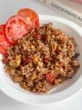 Nasi Goreng Tek Tek dengan Sosis