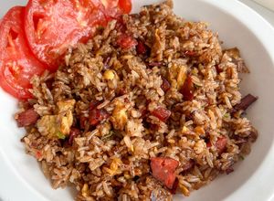 Foto resep Nasi Goreng Tek Tek dengan Sosis