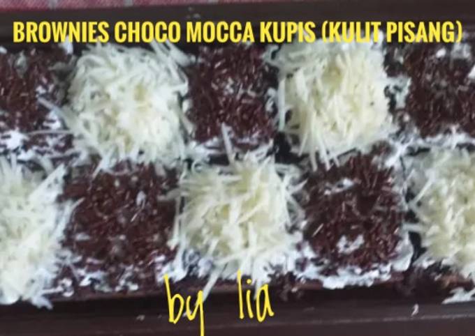 Brownies Choco Mocca Kupis (Kulit Pisang)
