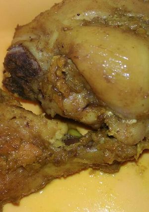 Foto resep Ayam Panggang Kuning Terwangi,Terlazis dan Tergampang Se 🌍