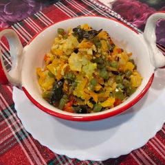 A picture of Mix vegetable Thoran.