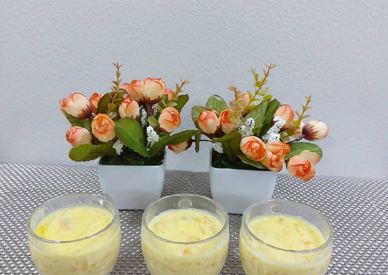 Mango custard