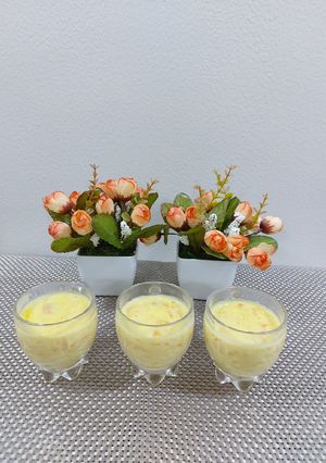A picture of Mango custard.
