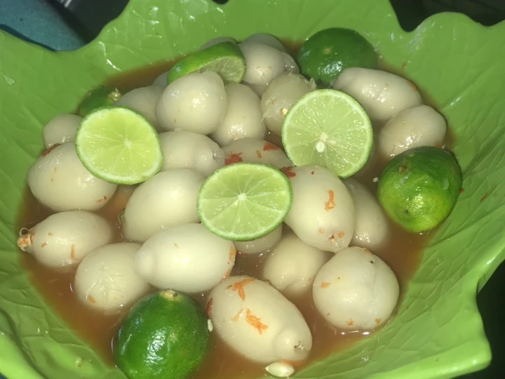 Easy Way Make Asinan rambutan the  Makes Drooling You can take Joss in your mouth