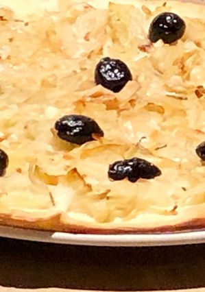 Une photo de Tarte aux oignons et olive