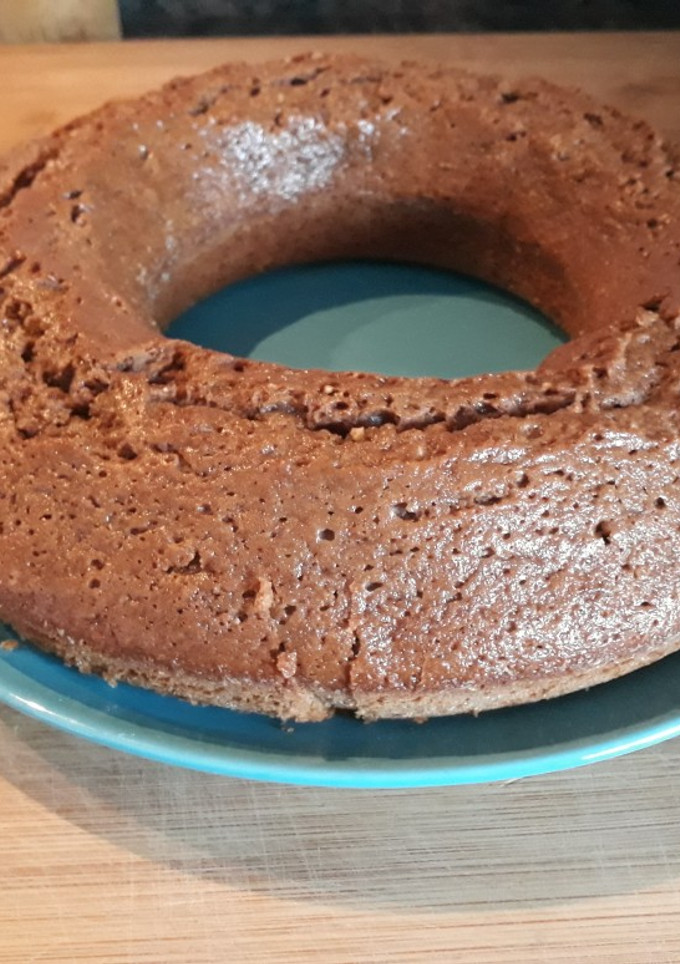 Una foto de Bizcocho de yogurt y cacao
