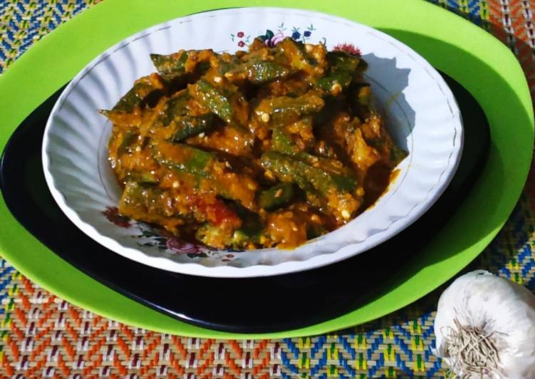 Simple Way to Make Homemade Dahi bhindi(curd okra)