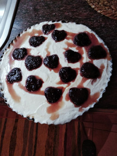 Φωτογραφία της συνταγής Cheesecake με κρέμα λεμονιού και σαντιγί
