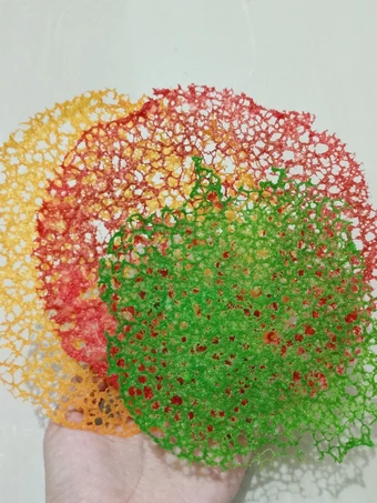 Langkah Gampang Menyiapkan Resep  Garnish Coral Tuile yang Lezat Sekali, Lezat Sekali