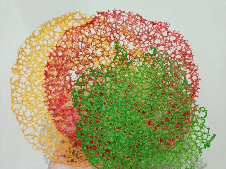 Langkah Gampang Membikin Resep  Garnish Coral Tuile yang Enak, Menggugah Selera