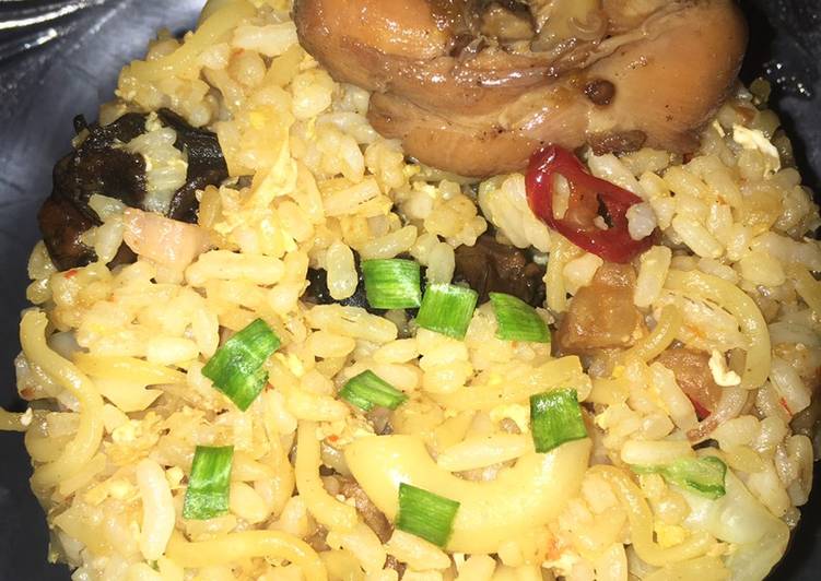 Cara Bikin Nasi ruwet makaroni spesial yang Enak Banget