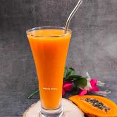 पपीते का ठंडा ठंडा जूस (Papaya Juice Recipe in Hindi)-レシピのメイン写真