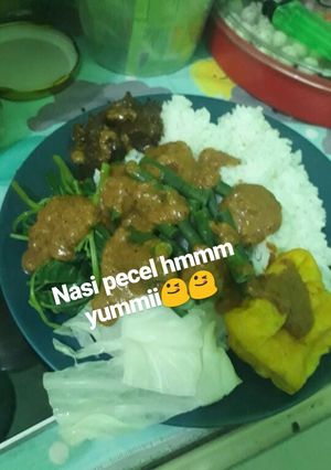 Foto resep Nasi Pecel sayur
