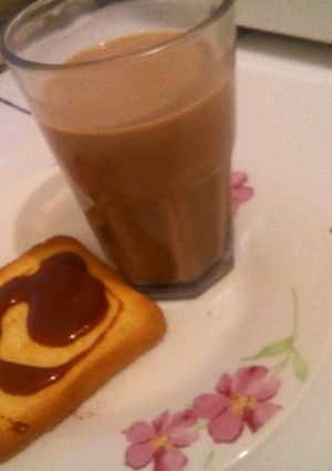 Una foto de Leche con chocolate