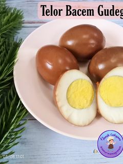 Foto resep Telur bacem gudeg