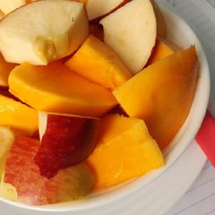 Mango and Apple Fruit Salad A picture of Mango and Apple Fruit Salad.