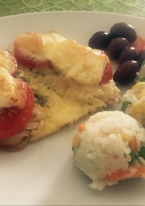 Fetás-paradicsomos csirke recept fotója