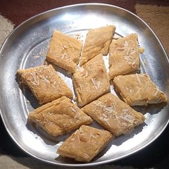 A picture of Besan ki Barfi.