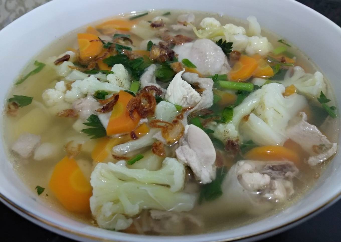 Sop Ayam Bumbu Jahe