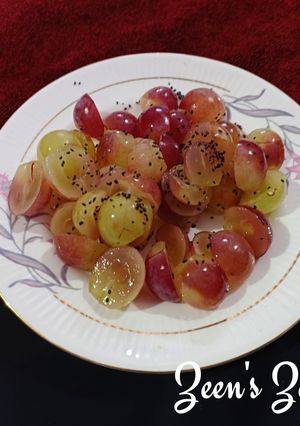 A picture of Red Globe Grapes Salad with Chia Seeds.