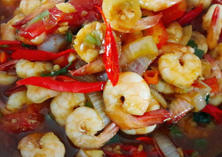 Resep Udang Goreng Saos Tiram yummy 😉 Anti Gagal