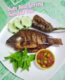 Ikan Nila Goreng Sambel Pete