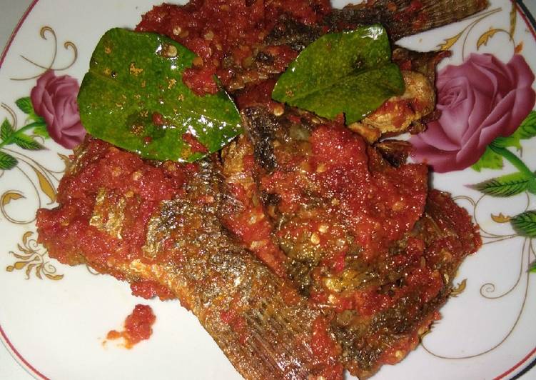 Resep Sambalado ikan nila PEMULA, Lezat