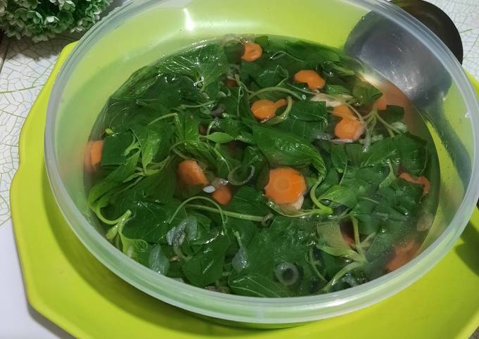 Resep Sayur Bening Bayam Wortel Oleh Aya Cookpad