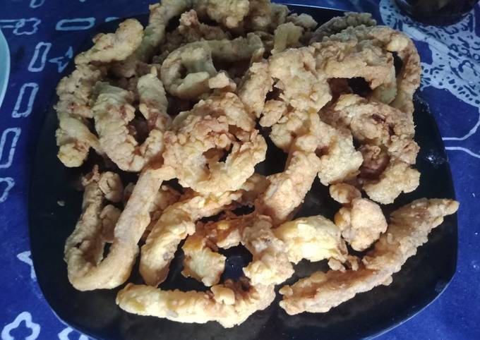 Cumi sotong goreng tepung