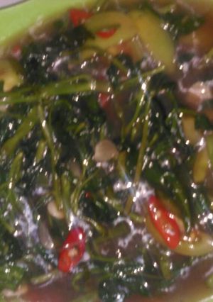 Foto resep Cah kangkung kuah kental
