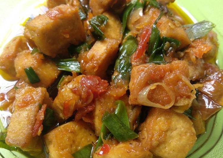 Resep Tahu Sambal Bawang Anti Gagal