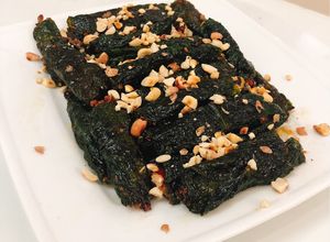 Hình của món Chả lá lốt chay.