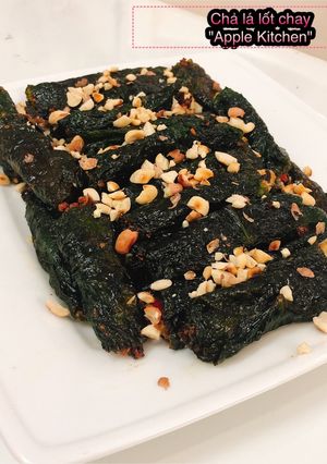 Hình của món Chả lá lốt chay.