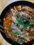 Khanom Jeen Nam Ngiao (Northern Thai Noodle Soup)