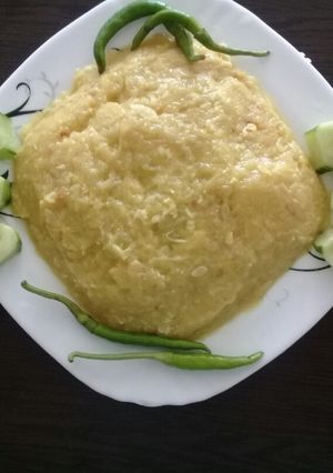عکسی از دستور خوراک کدو