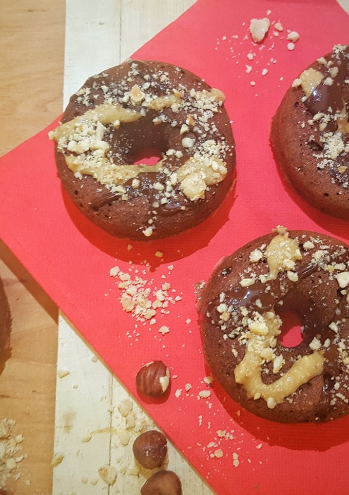 Una foto de Donuts sabor Nutella (sin huevo)