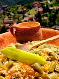 Couscous with Cabbage and Fresh Fava Beans
