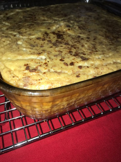 A picture of New England Grape-Nut Pudding.